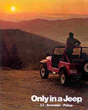 1984 Jeep Auto Advertising